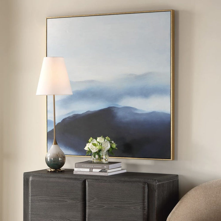 Uttermost Cold Shoulder Hand Painted Canvas