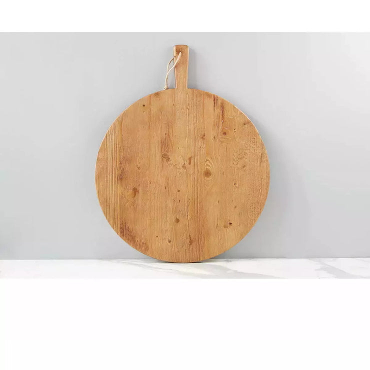 etúHOME Round Pine Large Charcuterie Board