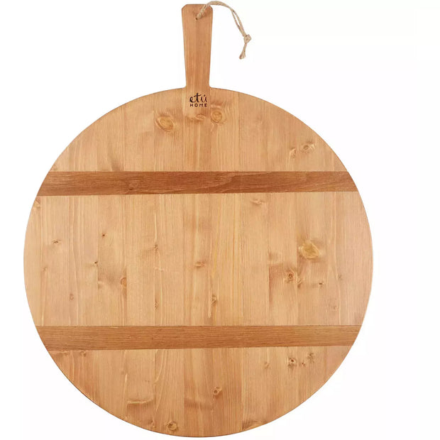 etúHOME Round Pine Large Charcuterie Board  ~ LAST CHANCE SALE ~ LIMITED QUANTITY