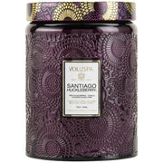 Voluspa Santiago Huckleberry Large Jar Candle ~18oz