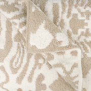 Kashwere Wheat and Creme Damask Cloud Throw