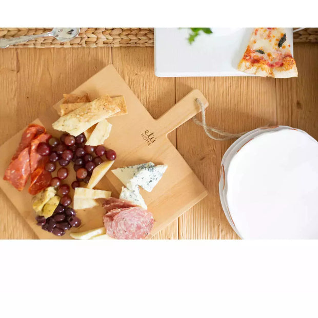 etúHOME Square Pine Small Charcuterie Board