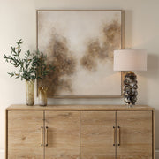 Uttermost Up In Smoke Hand Painted Canvas