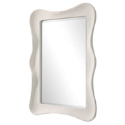 Uttermost Whitehaven Matte White Rectangle Mirror