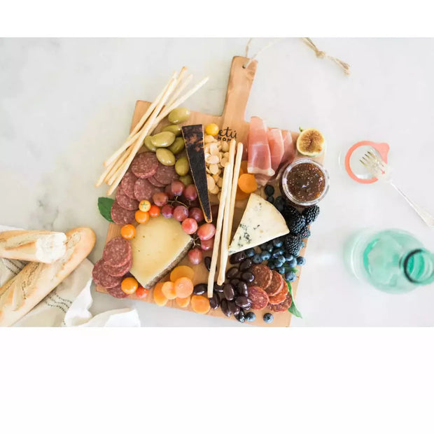 etúHOME Square Pine Small Charcuterie Board