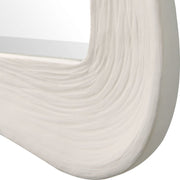 Uttermost Whitehaven Matte White Rectangle Mirror