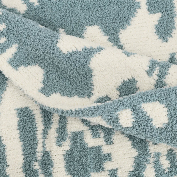 Kashwere Malibu and Creme Damask Cloud Throw