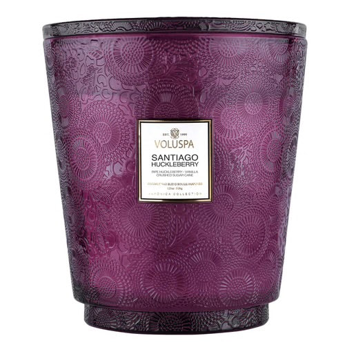 Voluspa Santiago Huckleberry 5 Wick Hearth Candle ~123oz