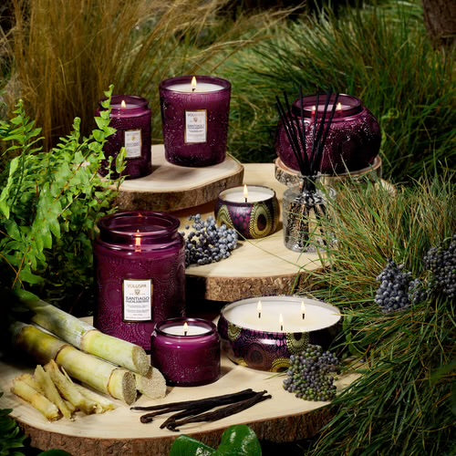Voluspa Santiago Huckleberry 5 Wick Hearth Candle ~123oz