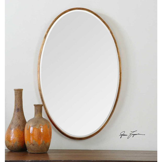 Uttermost Herleva Antique Gold Oval Mirror