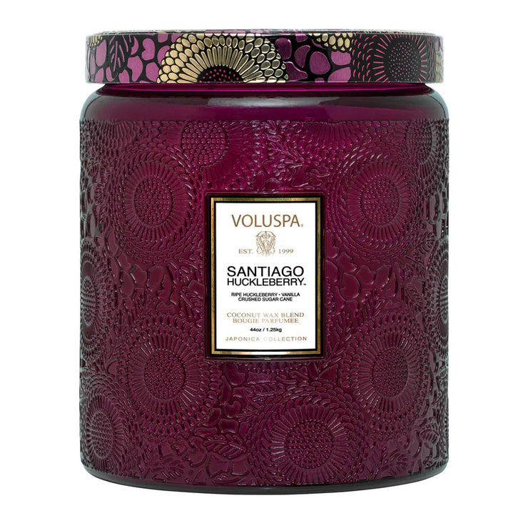 Voluspa Santiago Huckleberry Luxe Jar Candle ~44oz