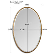 Uttermost Herleva Antique Gold Oval Mirror