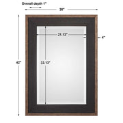 Uttermost Staveley Solid Pine Mirror