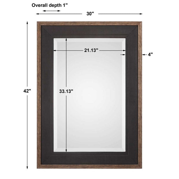Uttermost Staveley Solid Pine Mirror