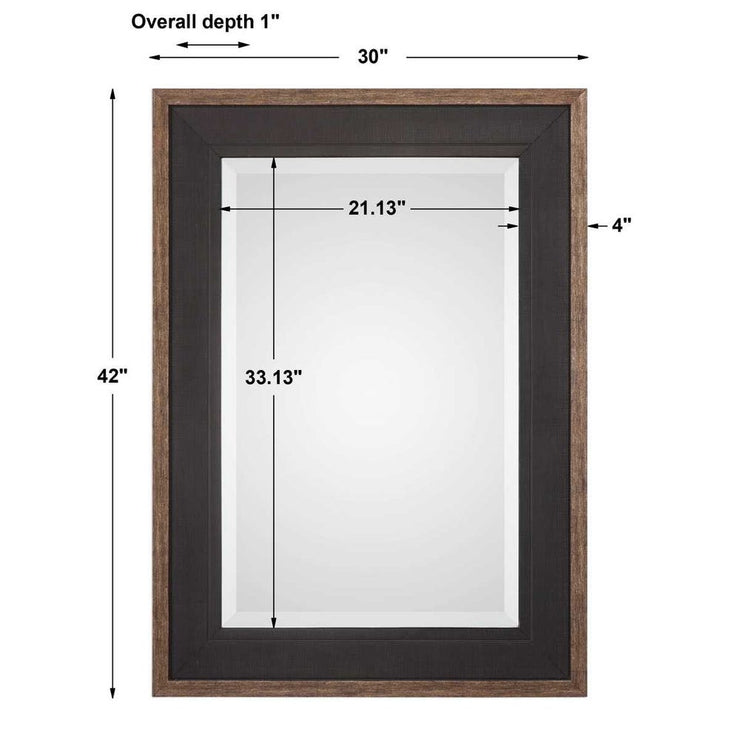 Uttermost Staveley Solid Pine Mirror