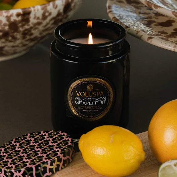 Voluspa Pink Citron Grapefruit Large Jar Candle ~18oz