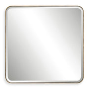 Uttermost Hampshire Iron Antique Gold Square Mirror