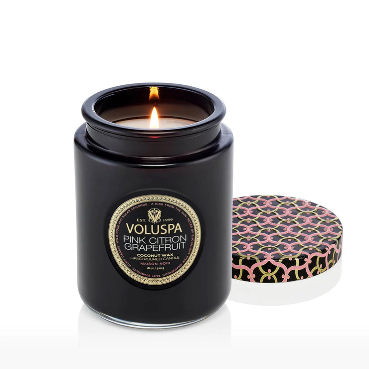 Voluspa Pink Citron Grapefruit Large Jar Candle ~18oz