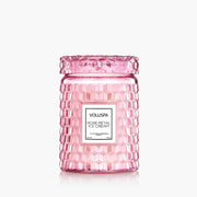 Voluspa Rose Petal Ice Cream Large Jar Candle ~18oz