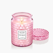 Voluspa Rose Petal Ice Cream Large Jar Candle ~18oz