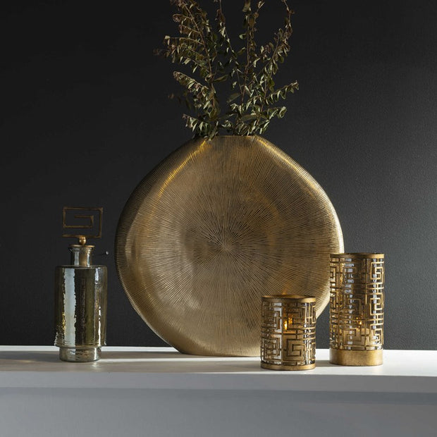 Uttermost Gretchen Gold Contemporary Textured Vase