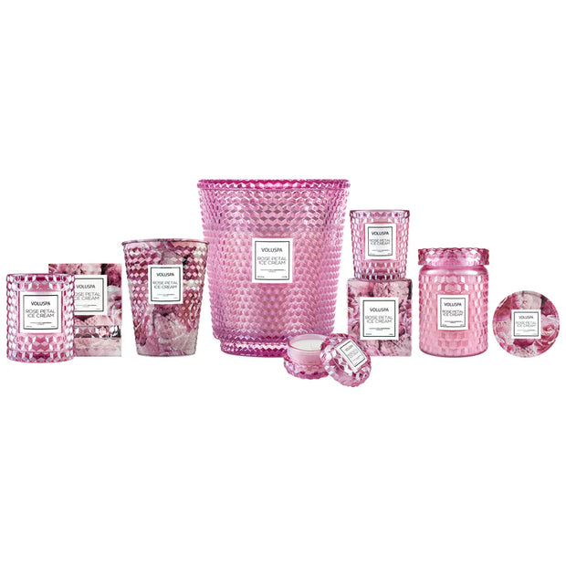 Voluspa Rose Petal Ice Cream Macaron Candle