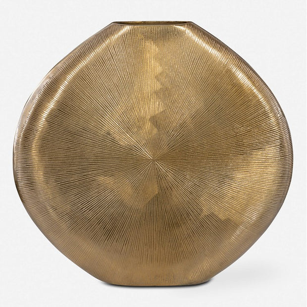 Uttermost Gretchen Gold Contemporary Textured Vase