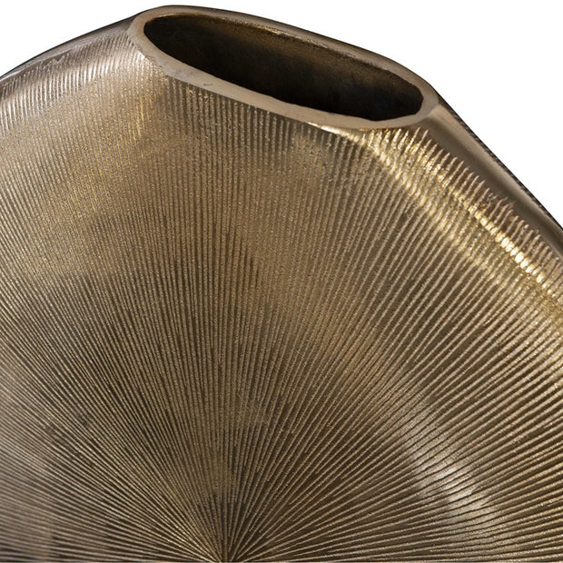 Uttermost Gretchen Gold Contemporary Textured Vase