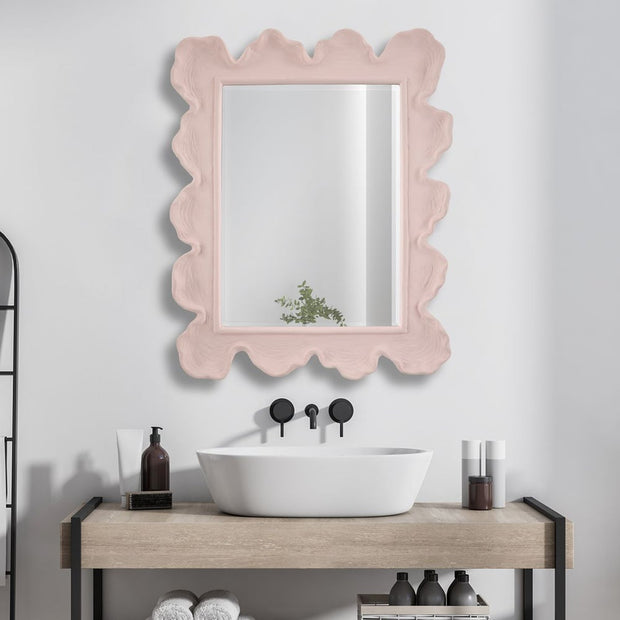 Uttermost Sea Coral Rosewater Pink  Mirror