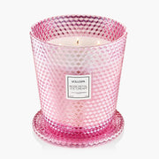 Voluspa Rose Petal Ice Cream 5 Wick Hearth Candle ~ 144 oz