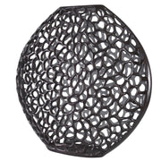 Uttermost Web Dark Bronze Contemporary Vase