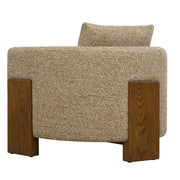 Uttermost Halligan Rich Walnut Accent Chair