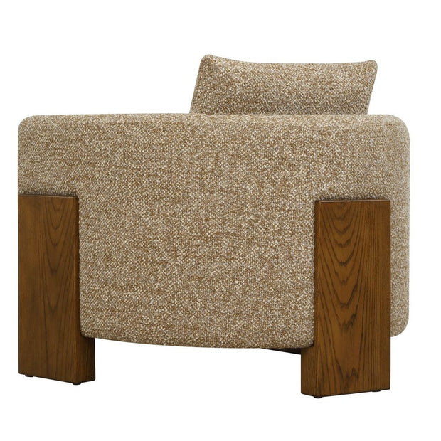 Uttermost Halligan Rich Walnut Accent Chair