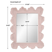 Uttermost Sea Coral Rosewater Pink  Mirror
