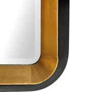 Uttermost Niva Iron Metallic Gold Leaf Mirror