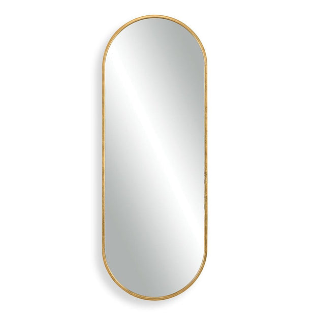 Uttermost Varina Tall Antique Gold Leaf Oval Mirror