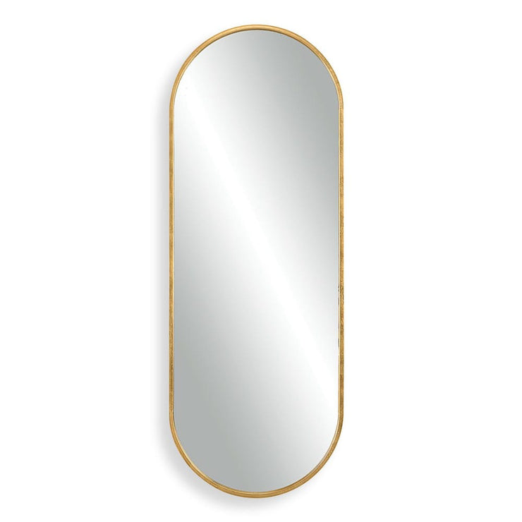 Uttermost Varina Tall Antique Gold Leaf Oval Mirror