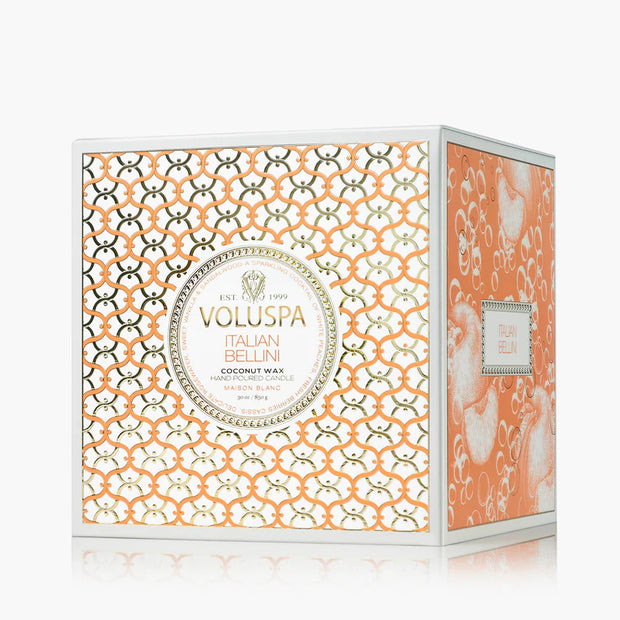 Voluspa Italian Bellini Boxed Luxe Candle ~ 30oz