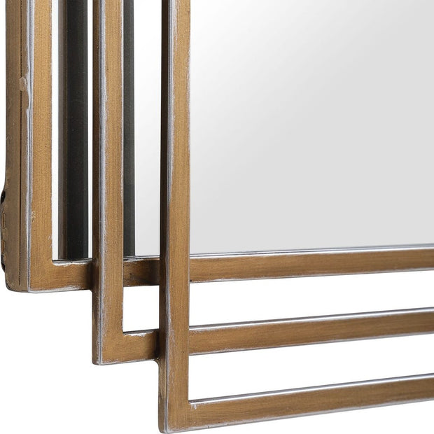 Uttermost Amherst Brushed Gold Iron Mirror