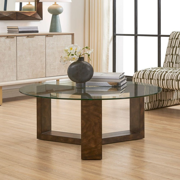 Uttermost Ignis Tempered Glass Tabletop Coffee Table