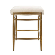 Uttermost Karleen Antique Brass Small Bench
