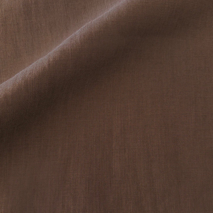 Anaya Home So Soft Linen Oak Brown Euro Pillow 26x26 With Down Insert