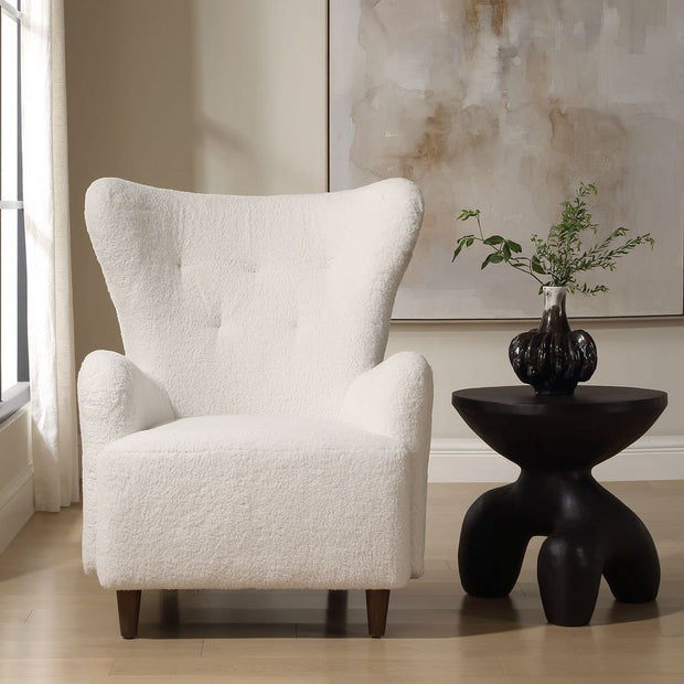 Uttermost Ingel Off-White Armchair