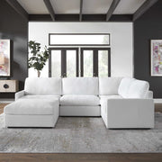 Uttermost Refuge Modular Armless Piece ~ Ultra Plush Artic White Performance Fabric