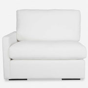 Uttermost Refuge Modular Sectional Sofa with Ottoman ~ Ultra Plush Artic White Performance Fabric