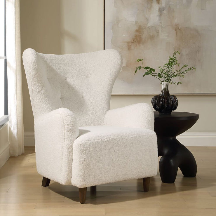 Uttermost Ingel Off-White Armchair