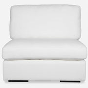 Uttermost Refuge Modular Sectional Sofa with Ottoman ~ Ultra Plush Artic White Performance Fabric