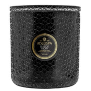 Voluspa Suede Noir 5 Wick Hearth Candle ~ 123oz