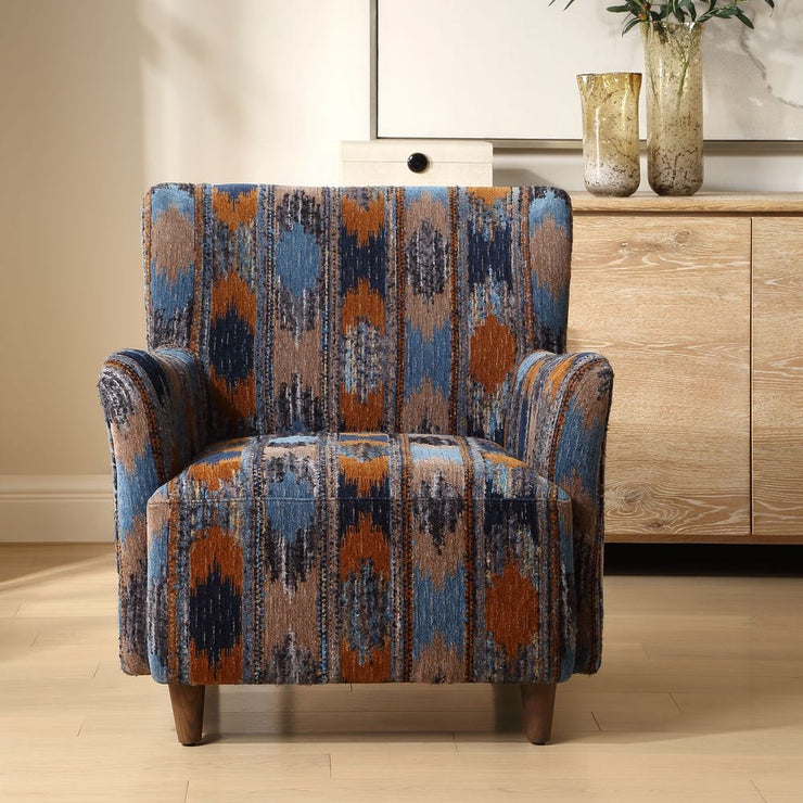 Uttermost Lainey Ikat Chenille Armchair