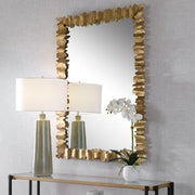 Uttermost Lev Contemporary Antique Gold Mirror